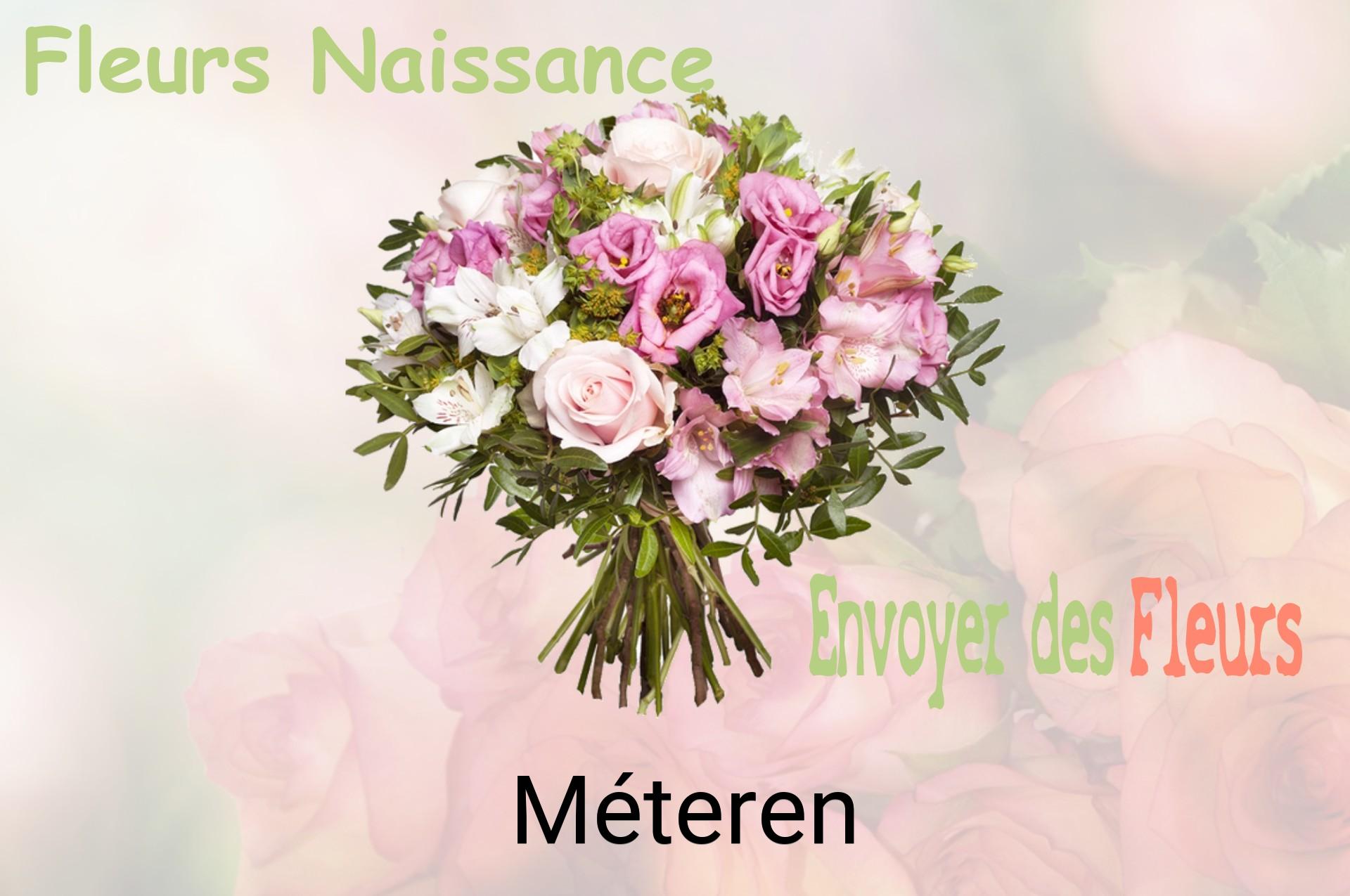 Bouquet de fleurs de naissance livré à Méteren