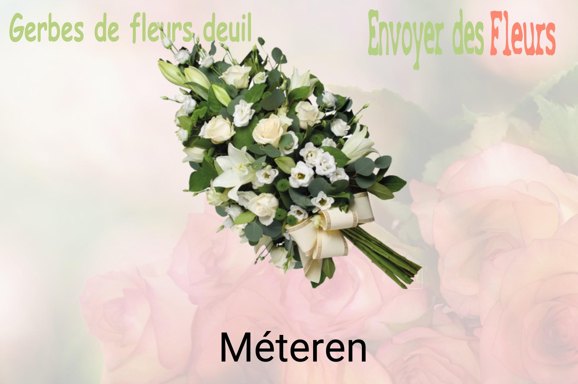 Gerbe de fleurs de deuil livrée à Méteren
